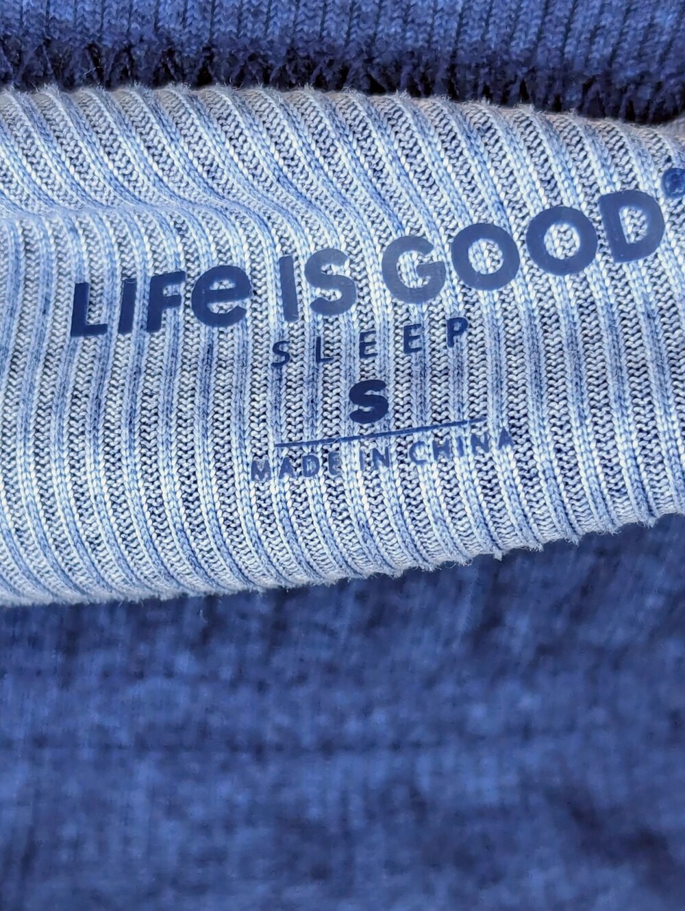 Life Is Good Short Set 3-Pk Sleep Lounge Coffee Mug Stripe Pink Navy White S NWT - Picture 10 of 13